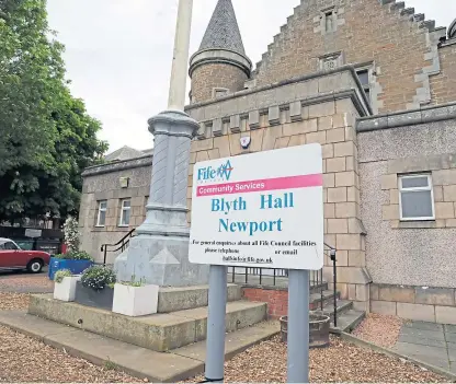  ?? Picture: Gareth Jennings. ?? Blyth Hall in Newport will be out of action due to ceiling repair work.