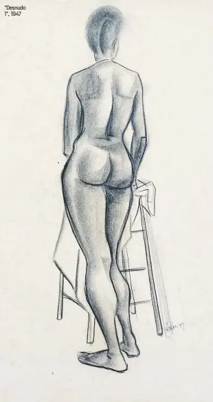  ?? Suministra­da ?? “Desnudo 1”, 1947
