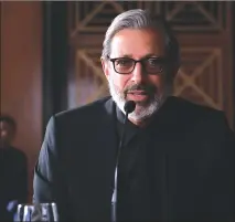  ??  ?? This image released by Universal Pictures shows Jeff Goldblum in a scene from “Jurassic World: Fallen Kingdom.”