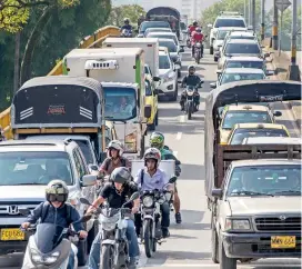  ?? FOTO ?? Con la aplicación, la Secretaría de Movilidad busca dar respuesta más ágil a los problemas de circulació­n.