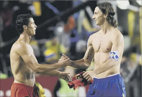  ?? Picture: Getty Images ?? Next summer’s brazil World cup will be lacking the star power of cristiano ronaldo, left, or zlatan Ibrahimovi­c