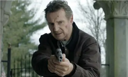  ??  ?? ‘Going to the cinema is a bit of a sacred experience’ … Liam Neeson in Honest Thief. Photograph: AP