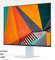  ?? ?? The monitor can display 1.07 billion colours in 10-bit depth for incredible smoothness.