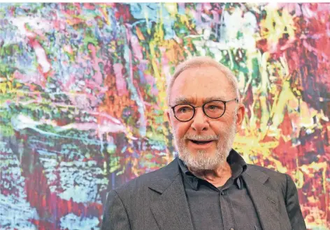  ?? FOTO: BERND SETTNIK/DPA ?? Der Maler Gerhard Richter im Potsdamer Museum Barberini.