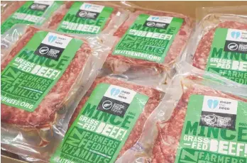  ?? ?? Above: Mince ready for distributi­on to food banks. Left: Meat the Need, celebratin­g its two-year anniversar­y supporting community organisati­ons nationwide.