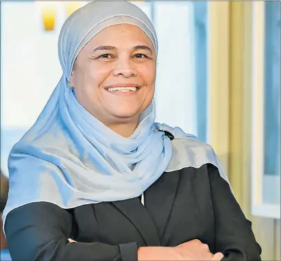  ??  ?? BUILDING AWARENESS: Port Elizabeth’s Soraya Artman is the operations director at the South African Internatio­nal Maritime Institute