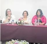  ?? /FABIOLA VÁZQUEZ ?? El foro de atención a las violencias reunió a varios expertos