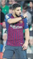  ?? FOTO: AP ?? Luis Suárez no falla en Liga