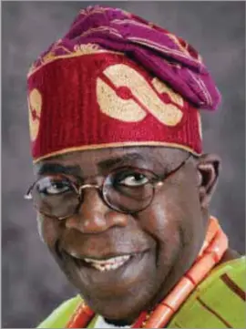  ??  ?? Bola Tinubu, APC National Leader