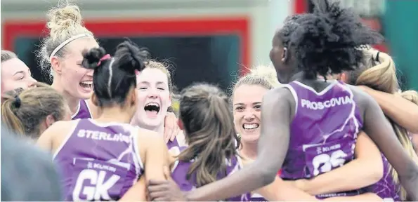  ?? (Photo by David Crawford / www.stillsport.com) ?? Loughborou­gh Lightning players celebrate victory.