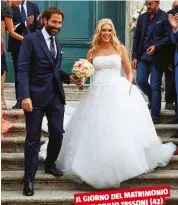  ??  ?? MATRIMONIO IL GIORNO DEL
(42) CON GIULIO TASSONI