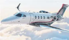  ??  ?? TRAVELLING IN STYLE: Nautilus Aviation has added a $15 million Embraer Phenom 300E jet to its fleet.