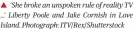  ?? Island. Photograph: ITV/Rex/Shuttersto­ck ?? ‘She broke an unspoken rule of reality TV …’ Liberty Poole and Jake Cornish in Love