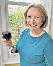  ?? ?? In the red: Joan examined the drinking habits of older people for a BBC documentar­y