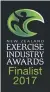  ??  ?? ABSolute Health & Fitness was a finalist in the New Zealand Exercise Industry Awards 2017.