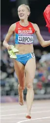  ?? ANJA NIEDRINGHA­US/ THE ASSOCIATED PRESS FILES ?? Steeplecha­se runner Yulia Zaripova is also among the athletes whose doping suspension length is being challenged.