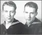  ?? CONTRIBUTE­D ?? Twin brothers Julius Pieper (left) and Ludwig Pieper died together when their ship hit a mine.