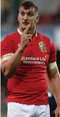  ??  ?? Out of action: Sam Warburton