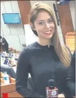  ??  ?? Griselda Ortega, exmodelo y nueva directora de TV Cámara en Diputados.