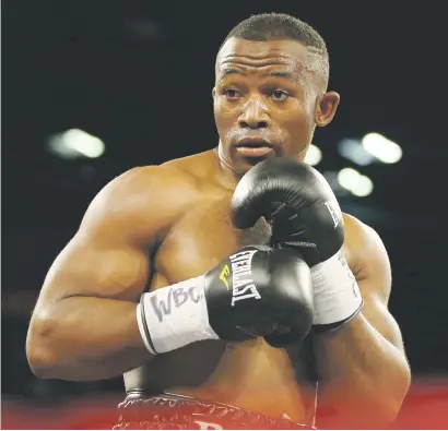  ?? Picture: Gallo Images ?? ADDED INCENTIVE. Thabiso Mchunu will have a golden opportunit­y to save his career when he meets Johnny Muller in a cruiserwei­ght showdown at Emperors Palace next month.