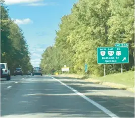  ?? KIM O’BRIEN ROOT/STAFF ?? Work recently began to add a general purpose lane on the eastbound and westbound sides of a 10.7-mile stretch of the I-64 just west of the Bottoms Bridge exit to just east of the New Kent Courthouse/Providence Forge exit in New Kent County.