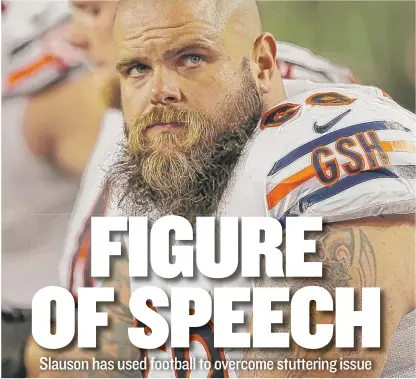 ?? | AP ?? Bears guard Matt Slauson filled in at center last week against the Raiders and might again this week against the Chiefs.