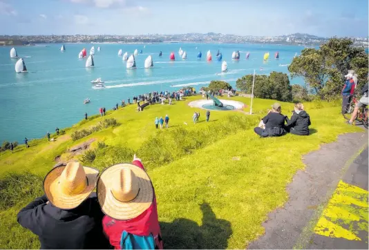  ?? Photo / Michael Craig ?? This year’s PIC Coastal Classic Auckland to Russell yacht race marks the event’s 40th anniversar­y. The race started off Devonport Wharf yesterday in sunny weather.