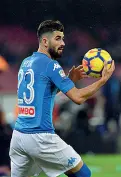  ??  ?? Terzino azzurro Elseid Hysaj