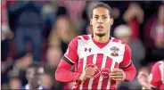  ??  ?? Virgil van Dijk.