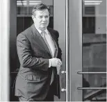  ?? Pablo Martinez Monsivais / Associated Press ?? Paul Manafort, President Trump’s former campaign chair, pleaded guilty to obstructio­n of justice and conspiracy against the U.S.