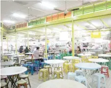  ??  ?? The old food court – Open Air Market at Jalan Market Kuching.