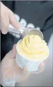  ?? ANDA CHU — STAFF ARCHIVES ?? Ice cream roses are Cauldron Ice Cream’s claim to fame. Frozen treats are made using liquid nitrogen.