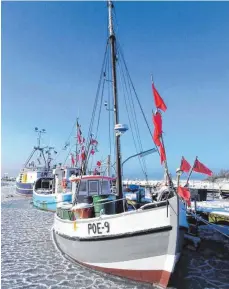  ?? FOTO: DPA ?? Auch im Winter fahren die Fischkutte­r raus zu Angeltoure­n.