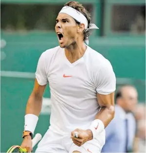  ?? BILD: SN/APA/AFP/GLYN KIRK ?? Rafael Nadal kämpfte sich ins Halbfinale.