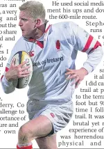  ??  ?? Stephen in his stride for Ulster