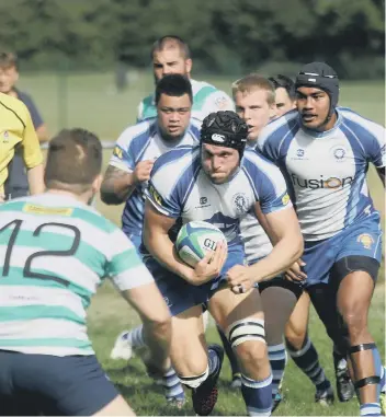  ?? PICTURE: MICK SUTTERBY ?? Sam Crooks attacks for the Lions against South Leicester.