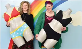  ??  ?? Ros Marshall and Kirsty Lunn of underwear maker Molke, which now has a turnover of £500,000 and will see the number of employees rise to 17