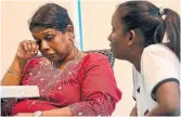  ?? ROSLAN RAHMAN AFP VIA GETTY IMAGES ?? Leelavathy Suppiah reacts during a press conference for her brother, Tangaraju Suppiah, who was hanged this week.