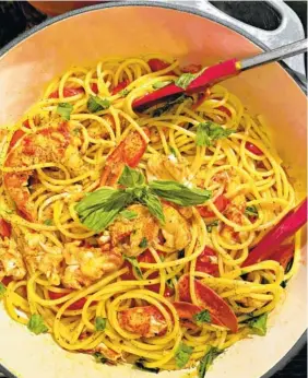  ?? LYNDA BALSLEV-TASTEFOOD ?? Lobster spaghetti