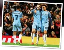  ?? ?? FULL OF PROMISE: Guardiola has put his faith in Sterling, Stones and Sane