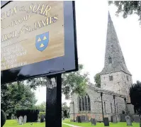  ??  ?? Parish church of St. James, Normanton on Soar.