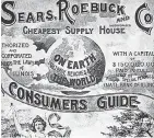  ??  ?? An early Sears catalog AP