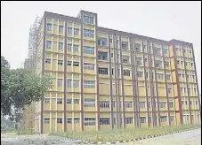  ?? SAMEER SEHGAL /HT ?? A view of the incomplete Punjab State Cancer Institute at the Government Medical College, Amritsar.