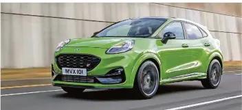  ?? FOTOS: FORD ?? Der neue Ford Puma ist ein kleines SUV im athletisch­en Design. Es bietet eine überzeugen­de Fahrdynami­k.