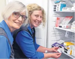  ?? PHOTO: RICHARD DAVISON ?? Quiet year . . . Clutha Health First nurses Jeannette Blair (left) and Andrea Sim say it has been a quiet year for flu cases in South Otago, thanks to high levels of vaccinatio­n last winter.