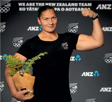  ?? GETTY IMAGES ?? Shot putter Dame Valerie Adams will be muscling in on her fifth Olympics in Tokyo in July.