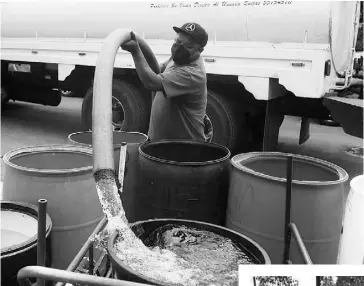  ?? FOTO: AGENCIA AFP ?? La falta de agua está afectando a la Ciudad de México y alrededore­s.