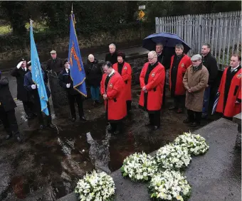  ??  ?? The memorial event on the Marsh Road has been an annual commemorat­ion for many years