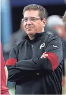  ?? KEVIN JAIRAJ/USA TODAY SPORTS ?? With Ron Rivera’s hire, Washington team owner Daniel Snyder has had nine head coaches since he bought the team.