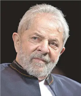  ?? AFP PHOTO ?? O ex-presidente Luiz Inácio Lula da Silva é acusado de corrupção